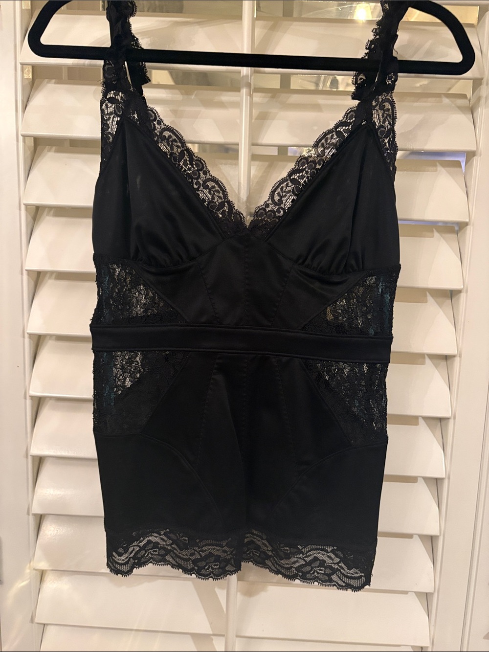 Marciano Black Lace Trim Slip
